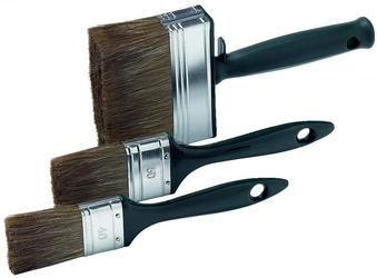 Pędzle płaskie do malowania drewna, zestaw 3 sztuki 3,5,10 cm Schuller Timber FS Set