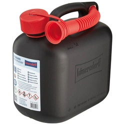 Kanister na paliwo benzynę plastikowy czarny 5L