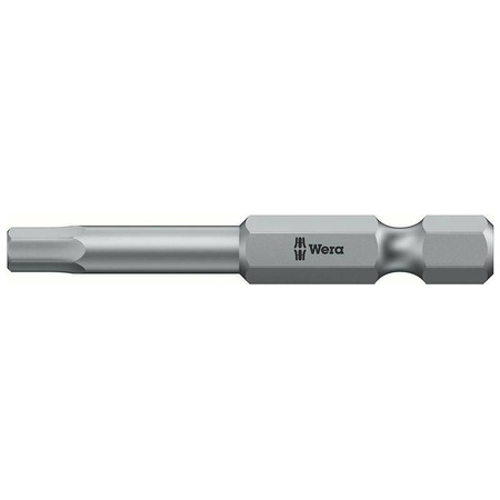 Bit ciągliwo-twardy 1/4" DIN3126E6,3do śrub z lbem z gniazdem 6-katnym 2x50mm Wera
